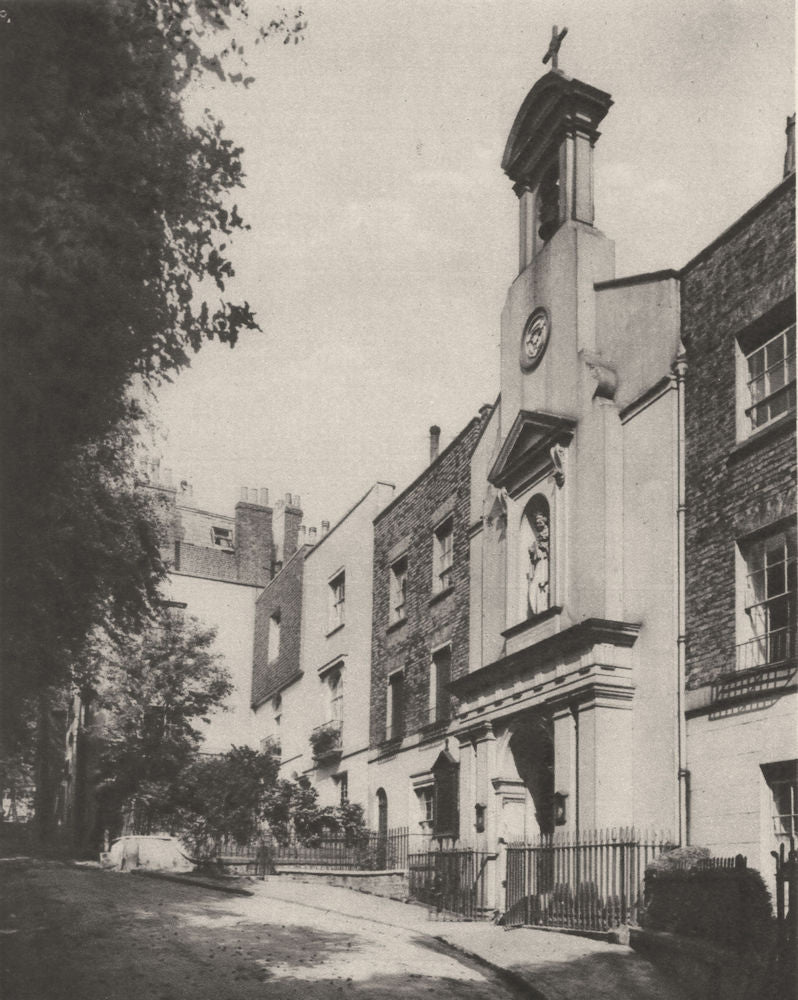 LONDON. Holly place, a quiet by- way on the side of Hampstead Hill 1926 print